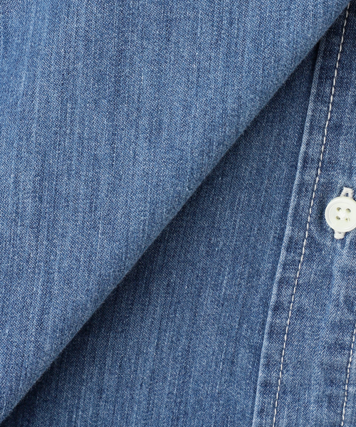 AP STUDIO（エーピーストゥディオ）の「ライティングデニムシャツ（シャツ/ブラウス・レディース・ライトグレー/ブルー・FREE）」の8枚目の写真