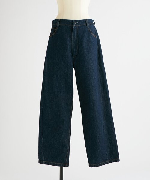 BEARDSLEY(ビアズリー)の「《CORDERA》ストレートデニムパンツ(デニムパンツ・レディース・インディゴブルー・1)」の8枚目の写真