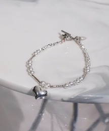 Auralyn（オーラリン）の「Heart Pearl Bracelet（ブレスレット）」