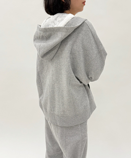 EDIT. FOR LULU（エディットフォールル）の「【GANNI/ガニー】Essential Isoli Zip Hoodie（パーカー・レディース・チャコールグレー・FREE）」の6枚目の写真