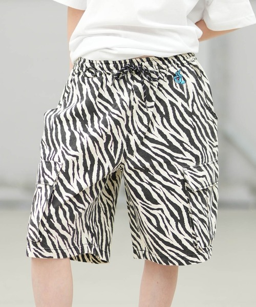 SANTA CRUZ(サンタクルーズ)の「SANTA CRUZ/サンタクルーズ ハーフパンツ アニマル柄 レディース ANIMAL CARGO SHORTS ムラサキ限定 502262532(その他パンツ・レディース・レオパード/ゼブラ・L/M)」の2枚目の写真