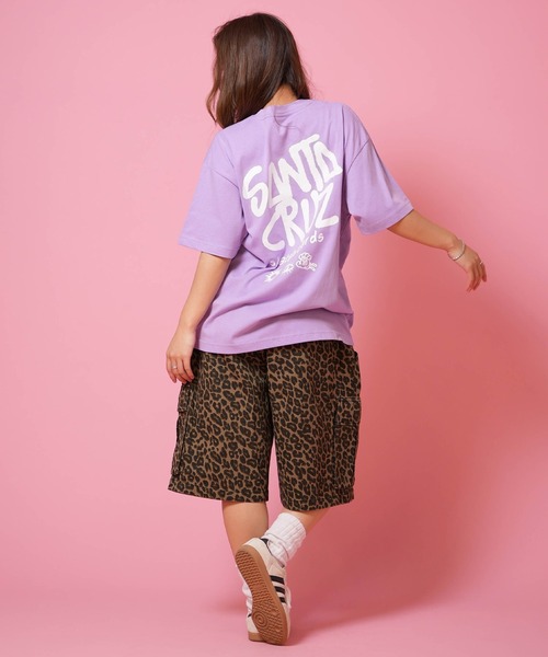 SANTA CRUZ(サンタクルーズ)の「SANTA CRUZ/サンタクルーズ ハーフパンツ アニマル柄 レディース ANIMAL CARGO SHORTS ムラサキ限定 502262532(その他パンツ・レディース・レオパード/ゼブラ・L/M)」の6枚目の写真