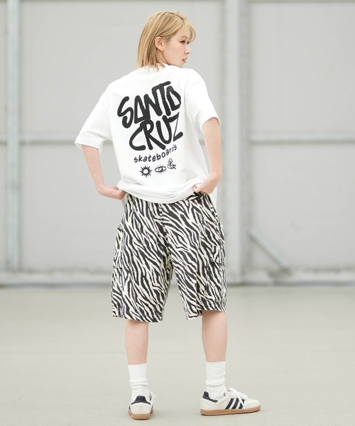 SANTA CRUZ(サンタクルーズ)の「SANTA CRUZ/サンタクルーズ ハーフパンツ アニマル柄 レディース ANIMAL CARGO SHORTS ムラサキ限定 502262532(その他パンツ・レディース・レオパード/ゼブラ・L/M)」の13枚目の写真