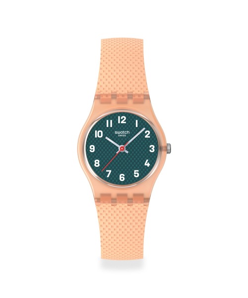 SWATCH（スウォッチ）の「TEAL WEAVE（アナログ腕時計・レディース・クリア/オレンジ/パープル・FREE）」の3枚目の写真