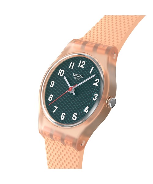 SWATCH（スウォッチ）の「TEAL WEAVE（アナログ腕時計・レディース・クリア/オレンジ/パープル・FREE）」の8枚目の写真