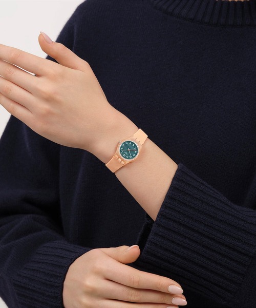 SWATCH（スウォッチ）の「TEAL WEAVE（アナログ腕時計・レディース・クリア/オレンジ/パープル・FREE）」の10枚目の写真