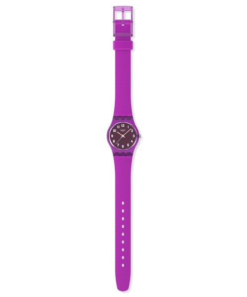 SWATCH（スウォッチ）の「TEAL WEAVE（アナログ腕時計・レディース・クリア/オレンジ/パープル・FREE）」の5枚目の写真