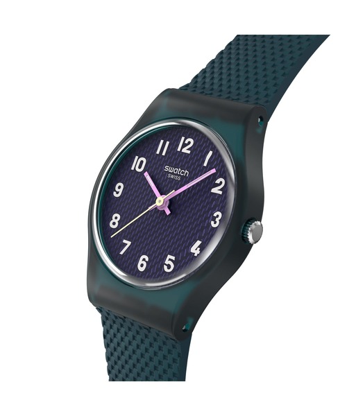 SWATCH（スウォッチ）の「TEAL WEAVE（アナログ腕時計・レディース・クリア/オレンジ/パープル・FREE）」の15枚目の写真
