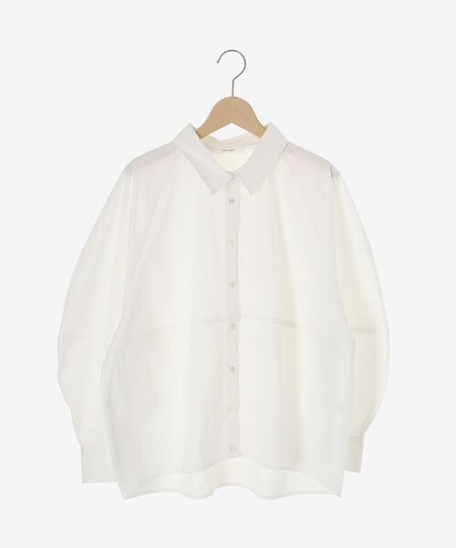 le.coeur blanc（ルクールブラン）の「TORRAZZO DONNAバルーンシャツ（シャツ/ブラウス・レディース・ホワイト/グレー・38）」の3枚目の写真