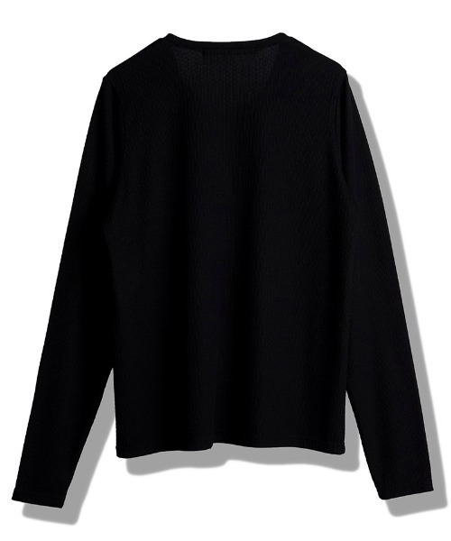 NO ID.(ノーアイディ)の「mlt5582-イレギュラーネックPO プルオーバー(858006-406T)(Tシャツ/カットソー・メンズ・ホワイト/グレー/ブラック・1/2)」の21枚目の写真