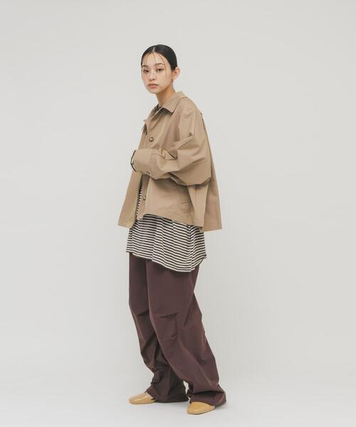 KBF ステンカラーマントコート KBF｜ステンカラーマントコート | Rakuten Fashion(楽天ファッション