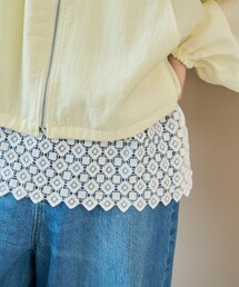 coen | 裾レース切替 レイヤード風タンクトップ(タンクトップ)