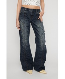 LAGUA GEM | FRONT GATHER デニム(デニムパンツ)