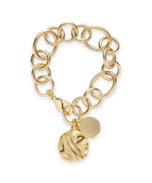 Mila Owen(ミラオーウェン)の「コインモチーフチェーンブレス(ブレスレット・レディース・マルチ/シルバー/ゴールド・F)」の2枚目の写真