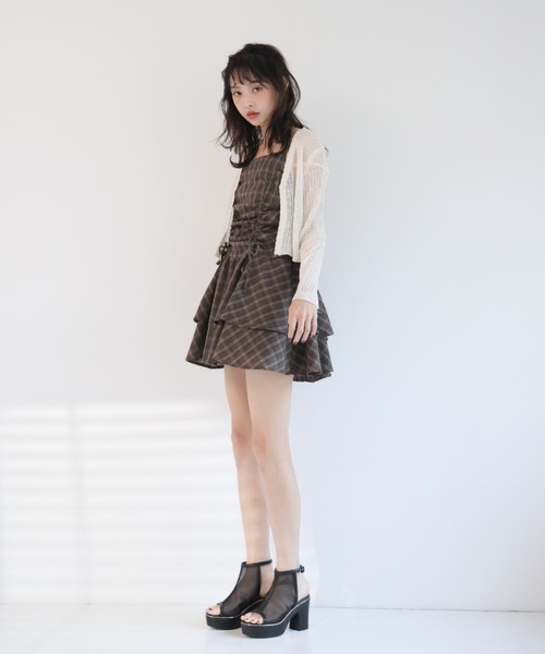 VIVIAN(ヴィヴィアン)の「厚底シアーブーツサンダル ZOZOTOWN+オフィシャルサイト限定商品(サンダル・レディース・ブラック/ベージュ・M/S/L)」の11枚目の写真