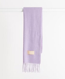 HALDEN（ハルデン）の「wool color muffler (M007_light purple)（マフラー）」