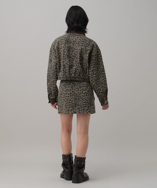 3.3 Field Trip （3.3フィールドトリップ）の「【セットアップ着用可能】3.3 Field Trip／アイレットデザインワークジャケット（ブルゾン・レディース・ブラック/カモフラージュ/レオパード・FREE）」の15枚目の写真