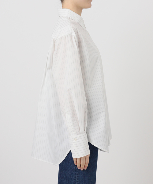 B.C STOCK(ベーセーストック)の「《2枚セット》レースキャミ付きシャツブラウス(シャツ/ブラウス・レディース・ブラック/ホワイト・FREE)」の21枚目の写真