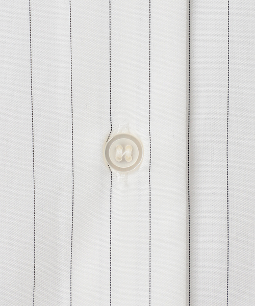 B.C STOCK(ベーセーストック)の「《2枚セット》レースキャミ付きシャツブラウス(シャツ/ブラウス・レディース・ブラック/ホワイト・FREE)」の4枚目の写真