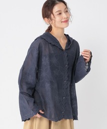 studio CLIP（スタディオクリップ）の「レースフードシャツブルゾン（シャツ/ブラウス）」