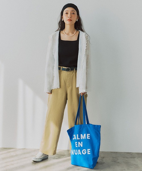 studio CLIP(スタディオクリップ)の「レースフードシャツブルゾン(シャツ/ブラウス・レディース・オフホワイト/ネイビー・FREE)」の7枚目の写真