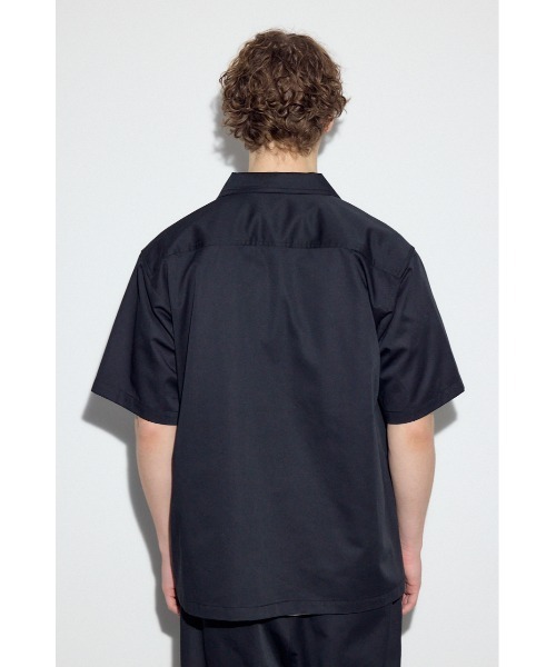 AZUL by moussy（アズールバイマウジー）の「ハーフジップワークシャツ（シャツ/ブラウス・メンズ・ブラック/ベージュ・MEDIUM/LARGE）」の11枚目の写真
