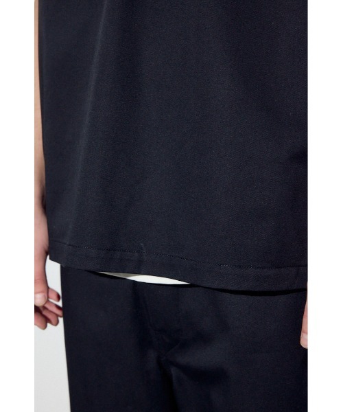 AZUL by moussy（アズールバイマウジー）の「ハーフジップワークシャツ（シャツ/ブラウス・メンズ・ブラック/ベージュ・MEDIUM/LARGE）」の15枚目の写真