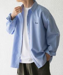 ITEMS URBANRESEARCH | 刺繍 オックス レギュラーカラーシャツ(シャツ/ブラウス)