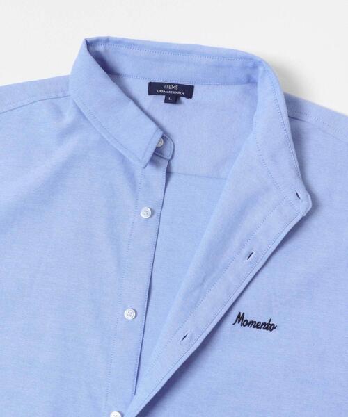 ITEMS URBANRESEARCH(アイテムズ アーバンリサーチ)の「刺繍 オックス レギュラーカラーシャツ(シャツ/ブラウス・メンズ・ホワイト/ブルー・MEDIUM/LARGE)」の15枚目の写真