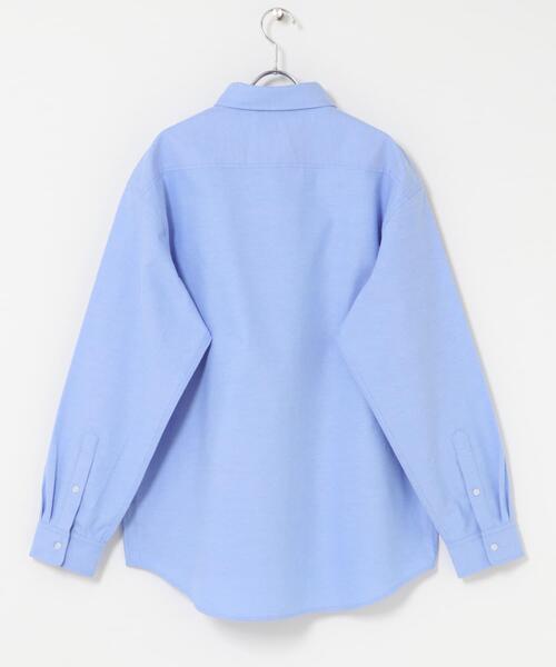 ITEMS URBANRESEARCH(アイテムズ アーバンリサーチ)の「刺繍 オックス レギュラーカラーシャツ(シャツ/ブラウス・メンズ・ホワイト/ブルー・MEDIUM/LARGE)」の16枚目の写真