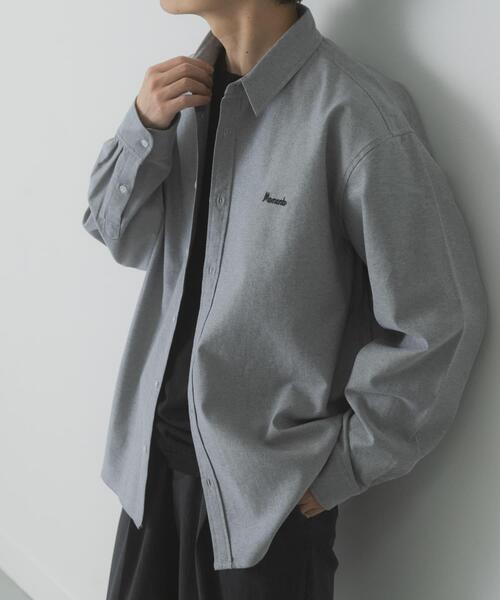 ITEMS URBANRESEARCH(アイテムズ アーバンリサーチ)の「刺繍 オックス レギュラーカラーシャツ(シャツ/ブラウス・メンズ・ホワイト/ブルー・MEDIUM/LARGE)」の20枚目の写真