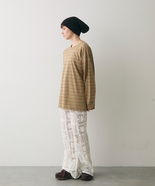 full/fill.(フルフィル)の「flower crochet patchwork pants / フラワークロシェパッチワークパンツ(その他パンツ・レディース・ホワイト/ナチュラル・FREE)」の11枚目の写真