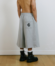 DRUNKTXT（ドランクテキスト）の「Logo Bermuda Sweat Shorts Gray（その他パンツ）」