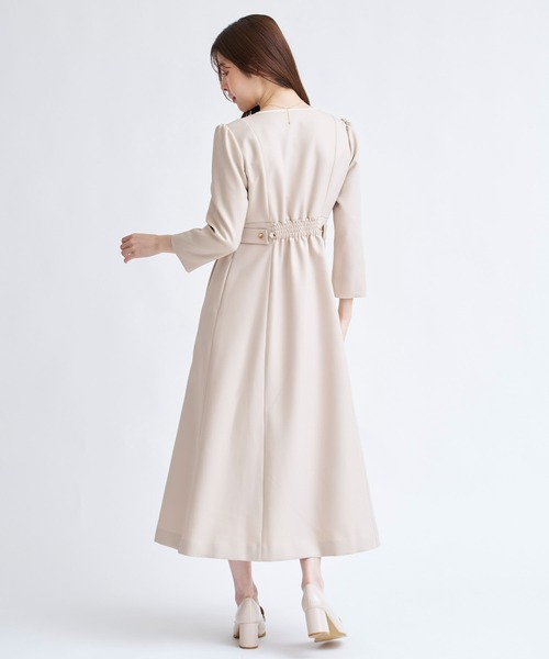 NOELA（ノエラ）の「フロントファスナーパイピングワンピース（ワンピース・レディース・ブラック/ベージュ・M/S）」の11枚目の写真