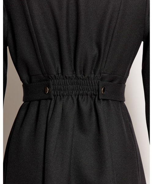 NOELA（ノエラ）の「フロントファスナーパイピングワンピース（ワンピース・レディース・ブラック/ベージュ・M/S）」の21枚目の写真