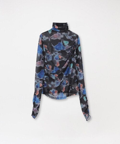 LOVELESS（ラブレス）の「ニュアンスプリントシアープルオーバー（Tシャツ/カットソー・レディース・ピンク系その他2/ホワイト系その他/ブラック・36）」の2枚目の写真