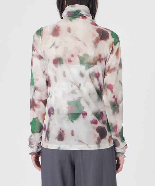 LOVELESS（ラブレス）の「ニュアンスプリントシアープルオーバー（Tシャツ/カットソー・レディース・ピンク系その他2/ホワイト系その他/ブラック・36）」の15枚目の写真