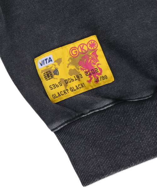 GLACK（グラック）の「GHD041 ネタホリック ヴィンテージ フードパーカー (チャコールグレー)（パーカー・レディース・その他・MEDIUM/LARGE）」の7枚目の写真