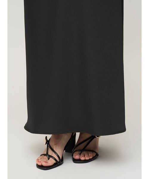 SNIDEL（スナイデル）の「ドレープキャミワンピース（ワンピース・レディース・その他/ブラック/アイボリー・1/0）」の7枚目の写真