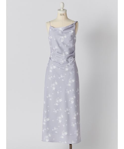 SNIDEL（スナイデル）の「ドレープキャミワンピース（ワンピース・レディース・その他/ブラック/アイボリー・1/0）」の11枚目の写真