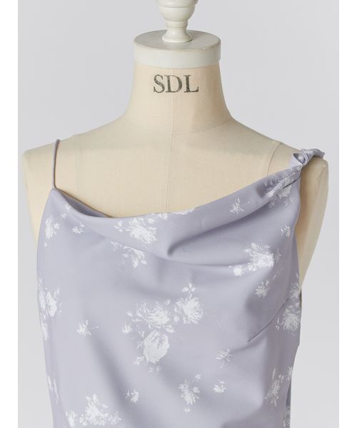 SNIDEL（スナイデル）の「ドレープキャミワンピース（ワンピース・レディース・その他/ブラック/アイボリー・1/0）」の12枚目の写真