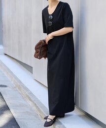 RIVE DROITE | 予約【接触冷感・紫外線防止素材】ゴブソデカットソーワンピース(ワンピース)