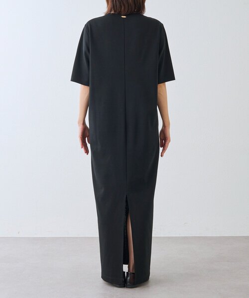 RIVE DROITE（リヴドロワ）の「予約【接触冷感・紫外線防止素材】ゴブソデカットソーワンピース（ワンピース・レディース・ブラック/ブラウン・40/38/36）」の13枚目の写真