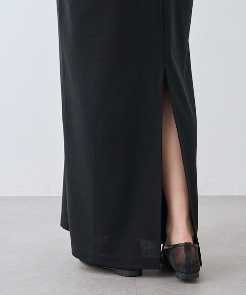 RIVE DROITE（リヴドロワ）の「予約【接触冷感・紫外線防止素材】ゴブソデカットソーワンピース（ワンピース・レディース・ブラック/ブラウン・40/38/36）」の18枚目の写真