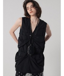 AMERI VINTAGE|アメリビンテージのベスト(ブラック/黒色系)通販 AMERI VINTAGE|アメリビンテージのベスト(ブラック/黒色系)通販