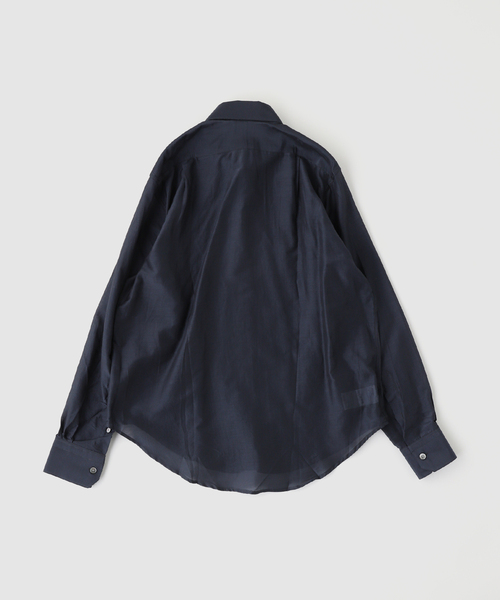 PULP/417EDIFICE（パルプフォーワンセブンエディフィス）の「CAMISAS MANOLO / カミサス マノロ NORMAL SHIRT（シャツ/ブラウス・メンズ・ネイビー・46/44）」の2枚目の写真