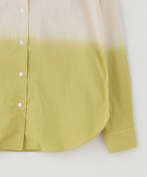 PROVOKE （プロヴォーク）の「【PROVOKE/プロヴォーク】 gradation shirt（シャツ/ブラウス・レディース・アイボリー/ブラック・FREE）」の4枚目の写真