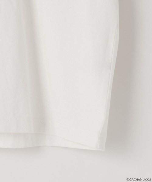 LOWRYS FARM（ローリーズファーム）の「【ガチャピン・ムック】Tシャツ　658174（Tシャツ/カットソー・レディース・オフホワイト/チャコールグレー・FREE）」の9枚目の写真