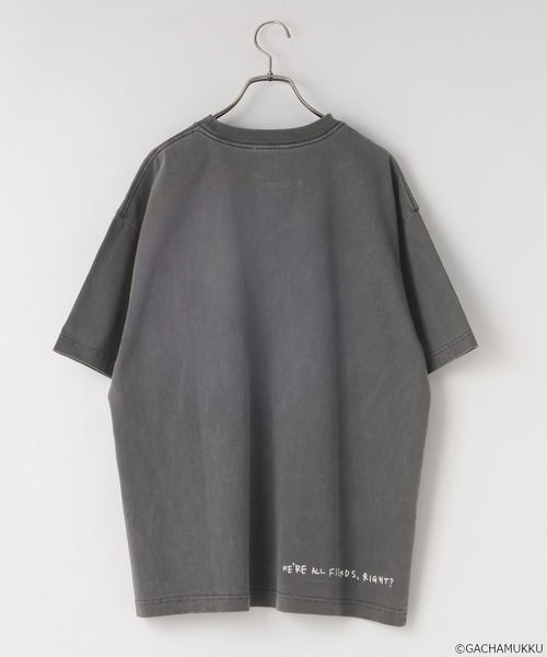 LOWRYS FARM（ローリーズファーム）の「【ガチャピン・ムック】Tシャツ　658174（Tシャツ/カットソー・レディース・オフホワイト/チャコールグレー・FREE）」の14枚目の写真