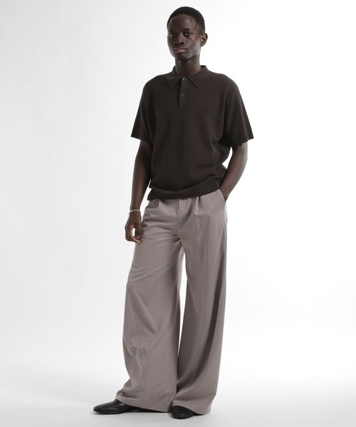 HARE(ハレ)の「HAREロゴニットポロ(HARE)(ポロシャツ・メンズ・グレー/ブルー/ブラック/ブラウン・SMALL/MEDIUM)」の22枚目の写真